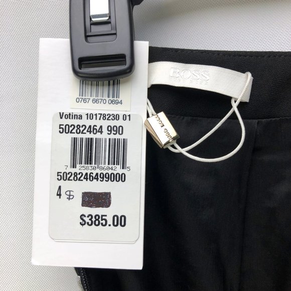 BOSS HUGO BOSS "Votina" jacquard silk blend skirt -SZ 4 - Picture 14 of 16